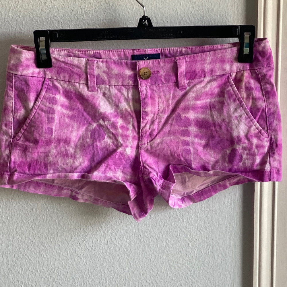 Americans Eagle Tie Dye Shorts
